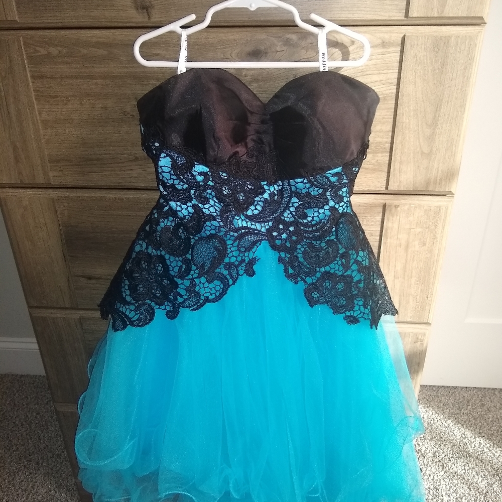 Short formal dress.